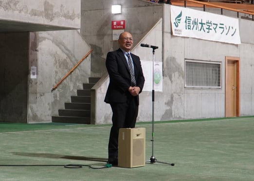 杉本先生からのご挨拶の様子