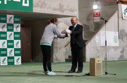 最遠方賞表彰の様子