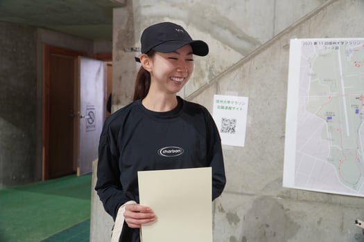 一般フルマラソン女子2位の方